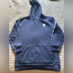 Carhartt Blue Hoodie Size Youth L (14-16)